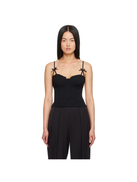 STAUD Black Georgina Tank Top