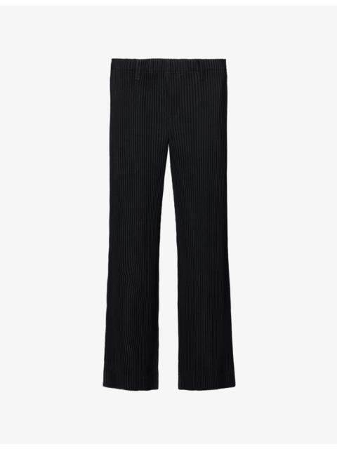 ISSEY MIYAKE Tailored Straight-Leg Knit Trousers