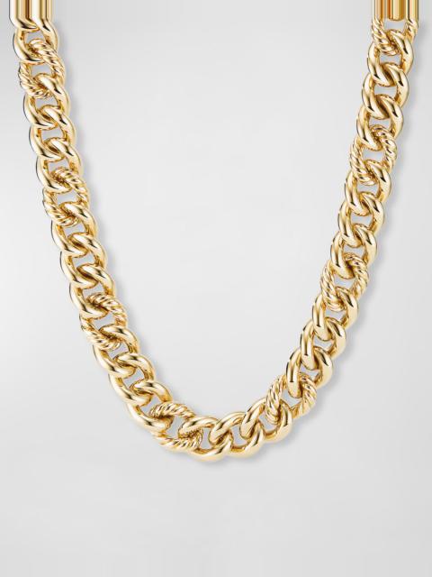 DAVID YURMAN 18K Yellow Gold Medium Curb Chain Necklace