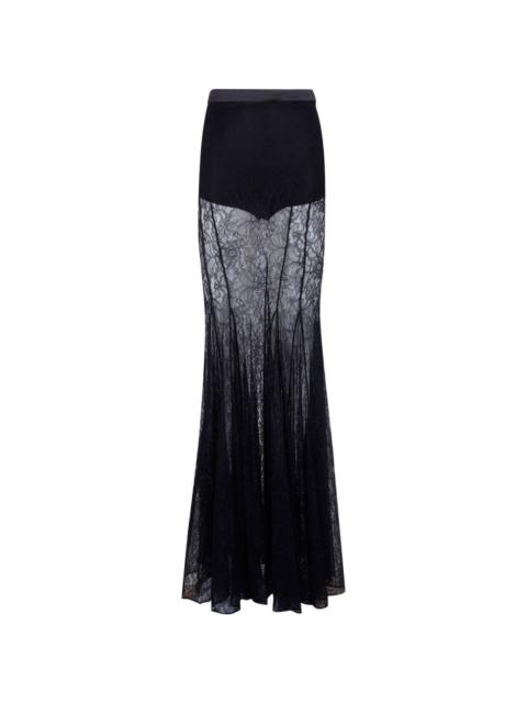 ELISABETTA FRANCHI lace maxi skirt