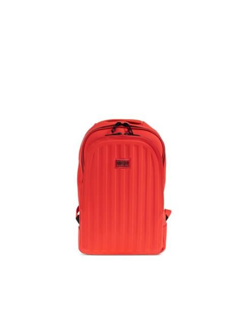 Diesel ribbed logo-plaque backpack