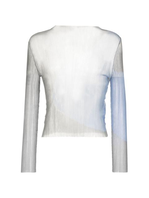 ECKHAUS LATTA Watercolor long-sleeve top