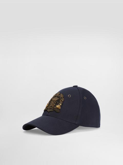 Dolce & Gabbana Washed-effect drill baseball cap