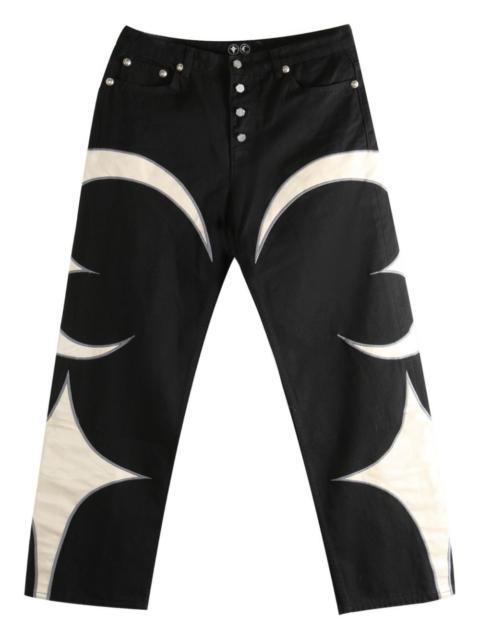 Thug Club crescent design jeans