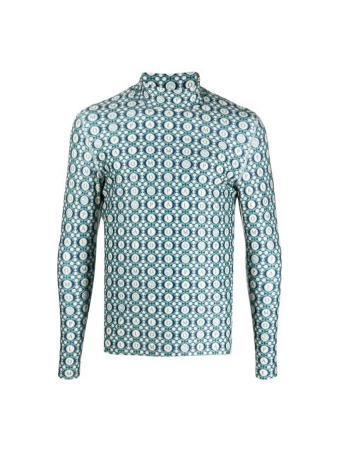 PUMA Turtlenecks Long Sleeve Shirts 'Green' 535967-76