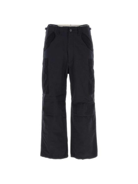 cotton-blend cargo trousers