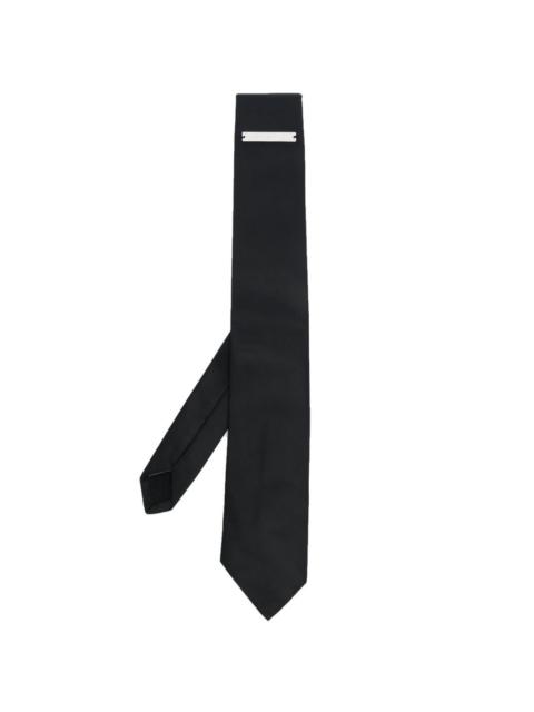 HELIOT EMIL™ logo-plaque pointed tie