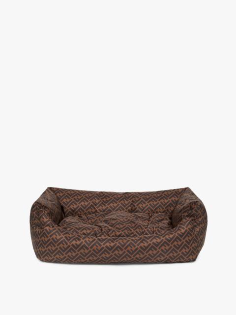 FENDI Brown nylon dog bed