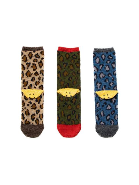 Kapital 84 Yarns RAINBOWY HAPPY HEEL Leopard Socks