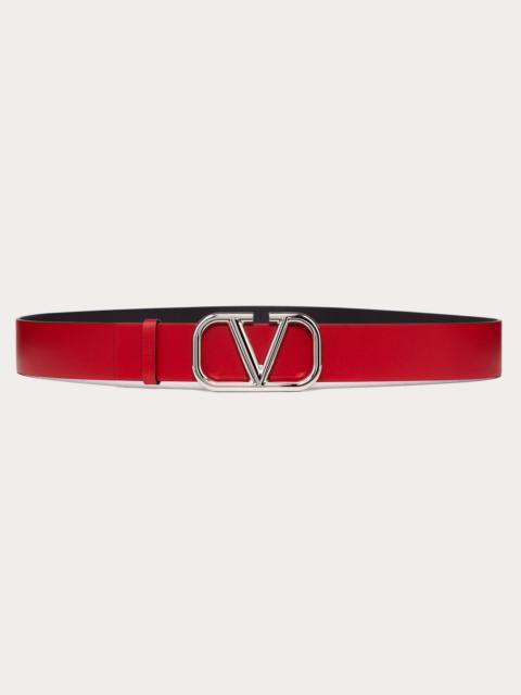 Valentino VLogo Signature Calfskin Belt