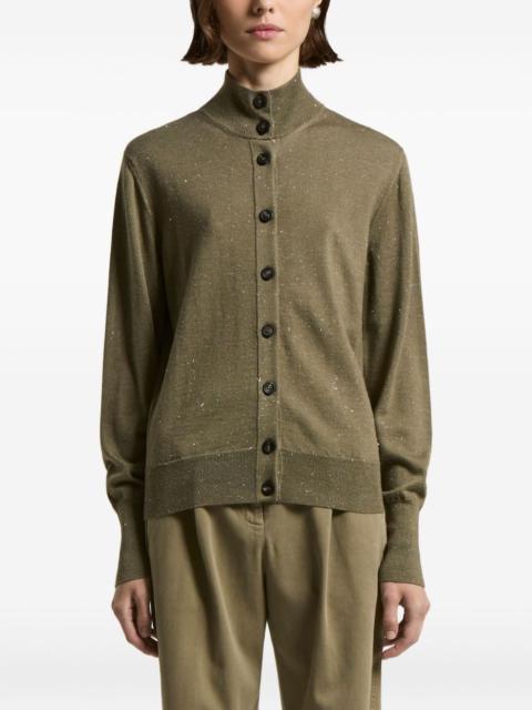 PESERICO high-neck long-sleeves cardigan