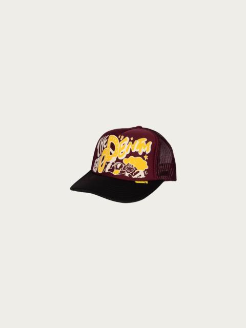 Kapital TH.D.D.Track Cap - Burgundy/Black