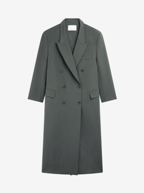 The Frankie Shop Jane Long Coat - Light Khaki
