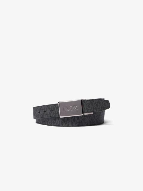 MICHAEL KORS Reversible Signature Logo Belt