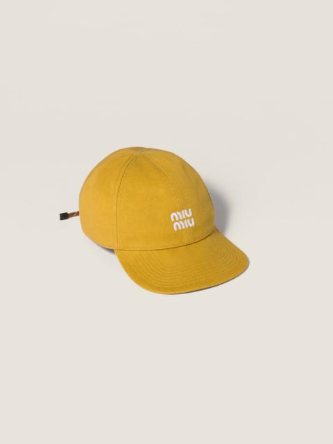 Miu Miu Denim baseball cap