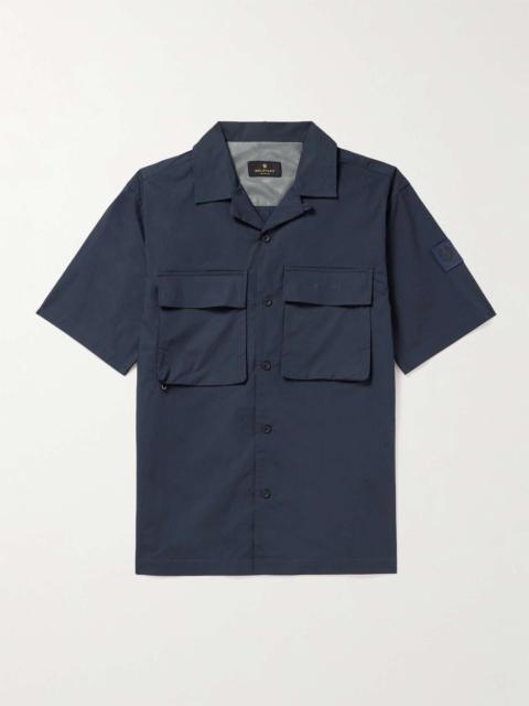 Belstaff Rove Convertible-Collar Stretch-Cotton Poplin Shirt