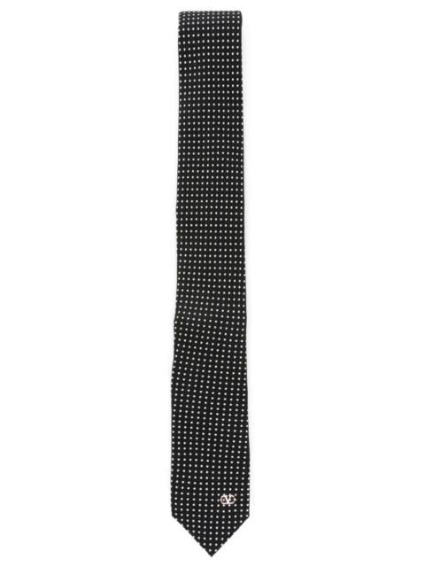 Valentino VALENTINO YARN-DYED TIE