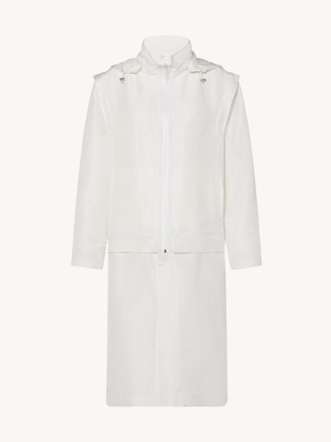 The Row Milvran Coat in Linen and Silk