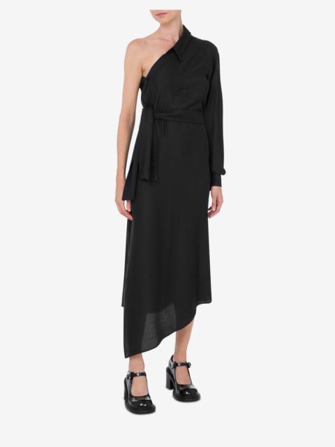 Moschino ONE-SHOULDER DRESS TAILORED TWIST