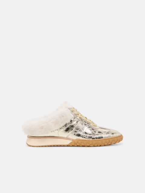 dolce vita IZZEY PLUSH SNEAKERS PLATINUM LEATHER