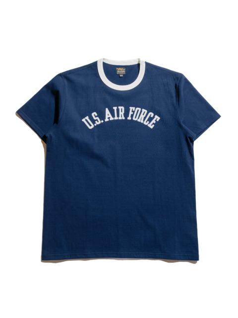 The Real McCoys MC25008 Military Tee / U.S. Air Force Navy/Milk