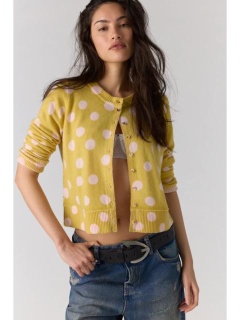 FREE PEOPLE Nocturnal Patterned Cashmere Cardi