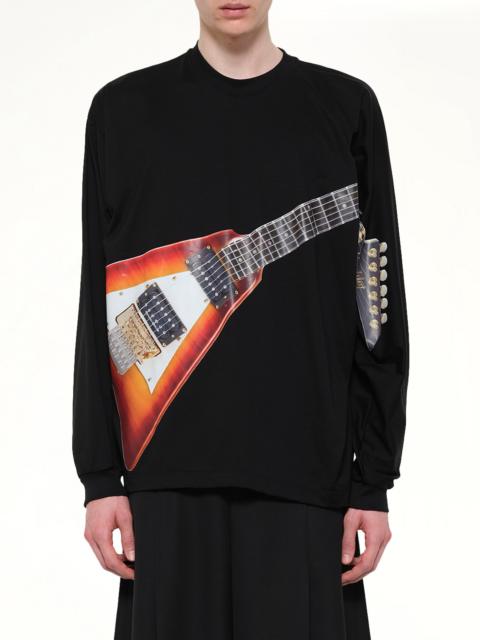 doublet Air Guitar Long Sleeve T-Shirt in Black