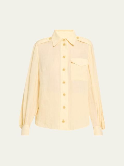 Zimmermann Ramie Utility Shirt