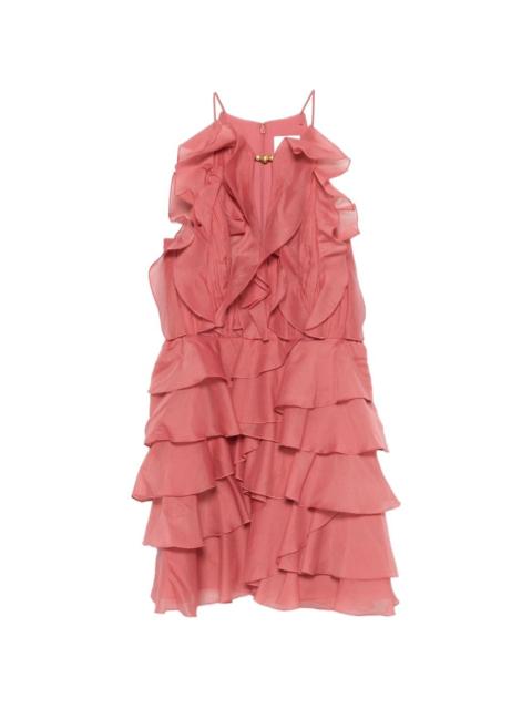 Aje. Cleio layered mini dress