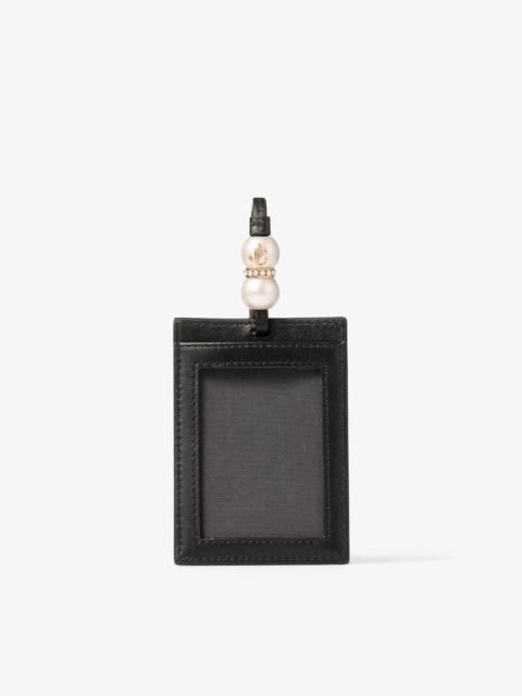 JIMMY CHOO Cardholder With Spheres
Black Leather Card Holder