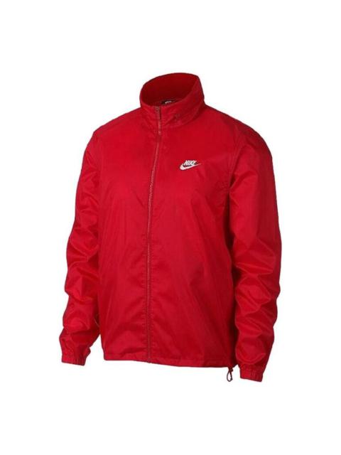 Nike Logo Windbreaker Jacket 'Red' AR2239-657
