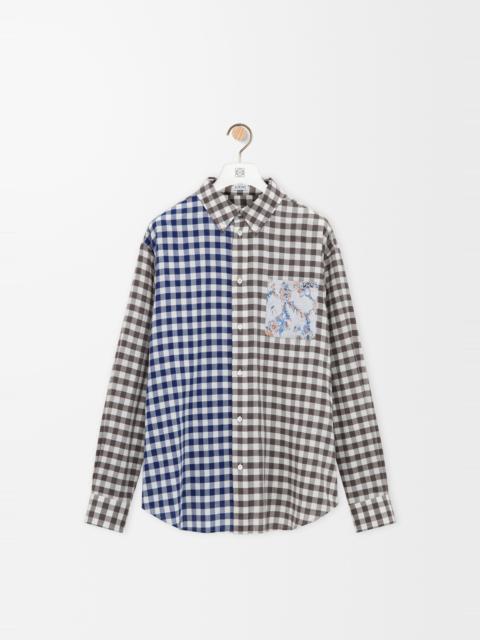 Loewe Shirt in wool and cotton flannel