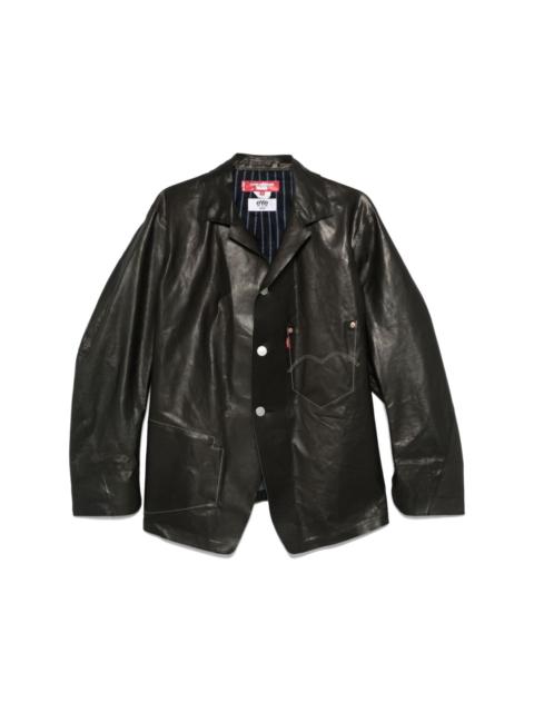 x Levis leather jacket