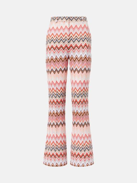 Missoni Zigzag cotton-blend straight pants