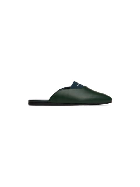 Givenchy Green Bedford Mules