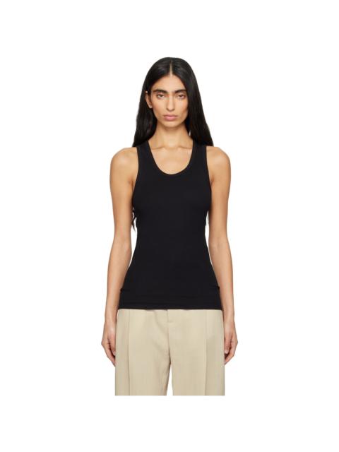WARDROBE.NYC Black Ribbed Tank Top