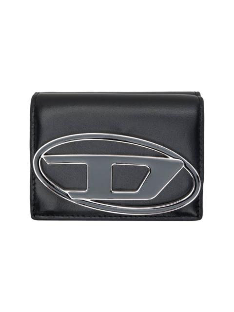 Diesel Black 1DR Coin XS II Tri-Fold Wallet