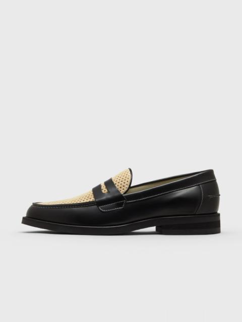 DUKE + DEXTER Wilde Rattan Penny Loafer