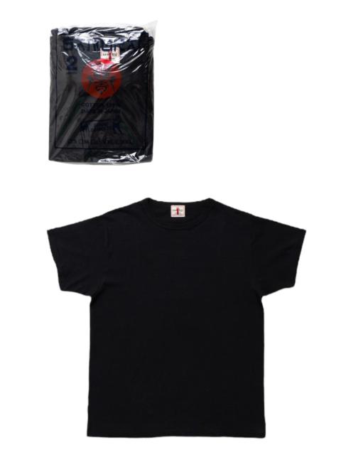 Samurai Jeans Medium Weight 2 Pack Tee - Black
