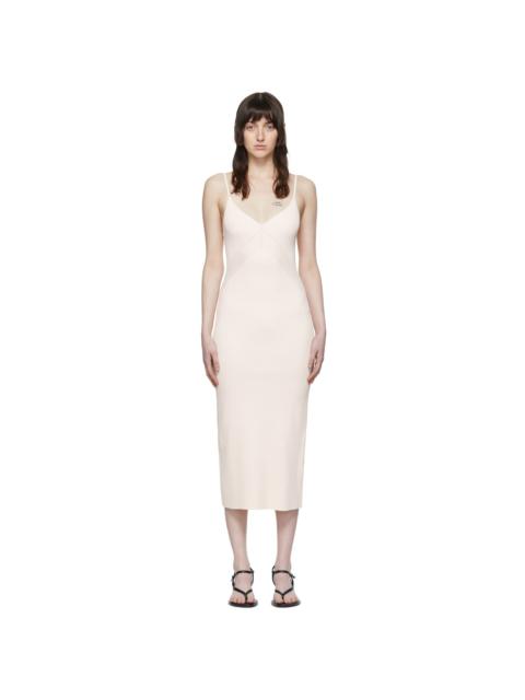 rag & bone Off-White Viscose Midi Dress