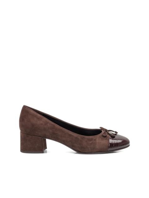 TORY BURCH 45mm suede heeled pumps