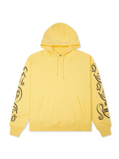 Stüssy MOTIF PRINT HOODIE - YELLOW