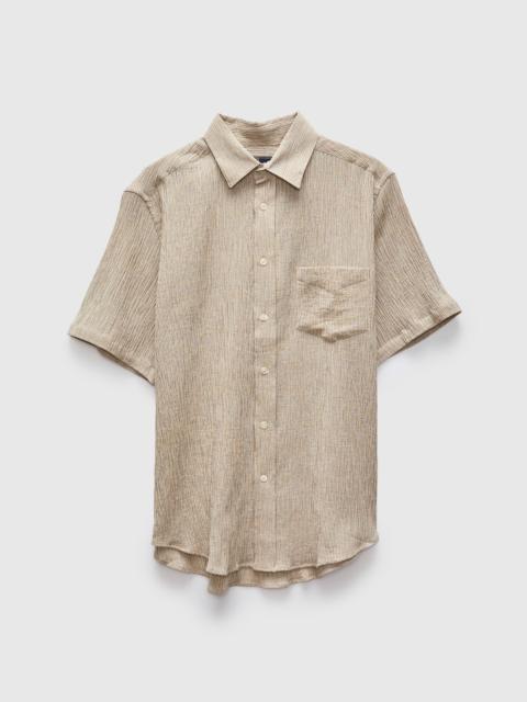 Portuguese Flannel Aaron Shirt in Sand