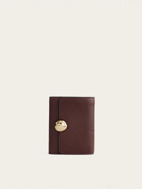 Madewell The Sculpted Metal Trifold Wallet