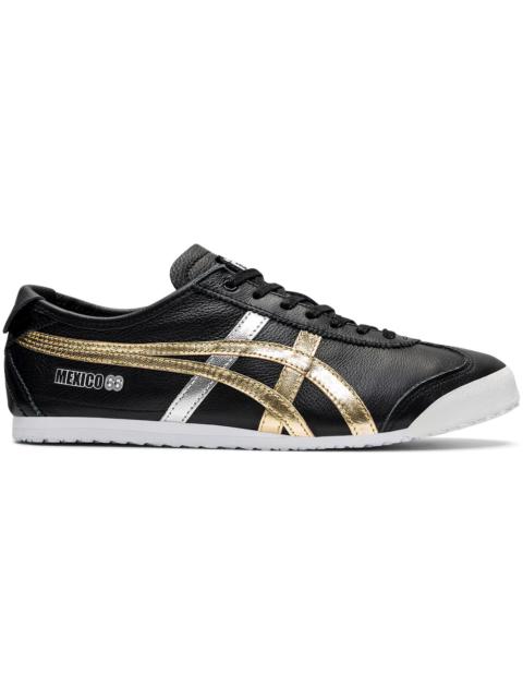 Onitsuka Tiger Mexico 66 Black Gold Silver