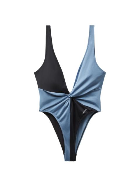 VERSACE Women's Colorblocked Twist One-Piece Swimsuit - Multi