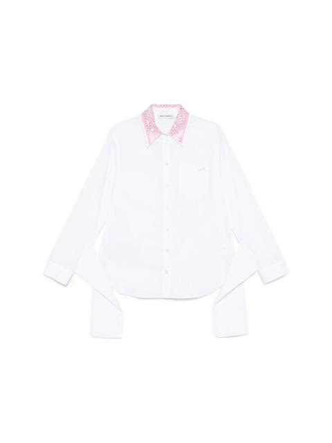 MACH & MACH knot-detail shirt