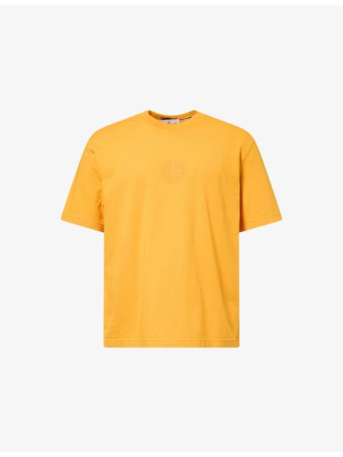 Stone Island Camo Compass-Print Cotton-Jersey T-Shirt