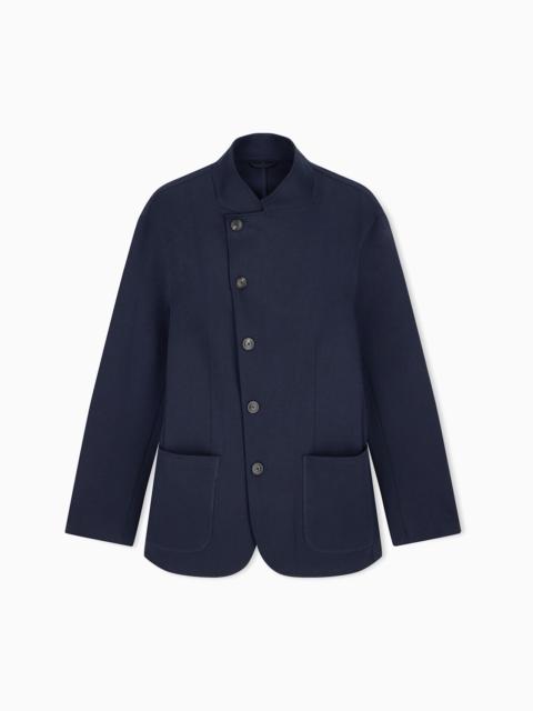 EMPORIO ARMANI BLAZER IN MODAL BLEND JERSEY SIGNATURE CAPSULE