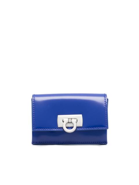 FERRAGAMO logo-plaque leather wallet